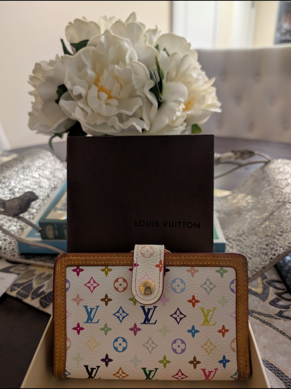 Louis Vuitton Murakami Multicolor Monogram French Wallet - Picture 14 of 17